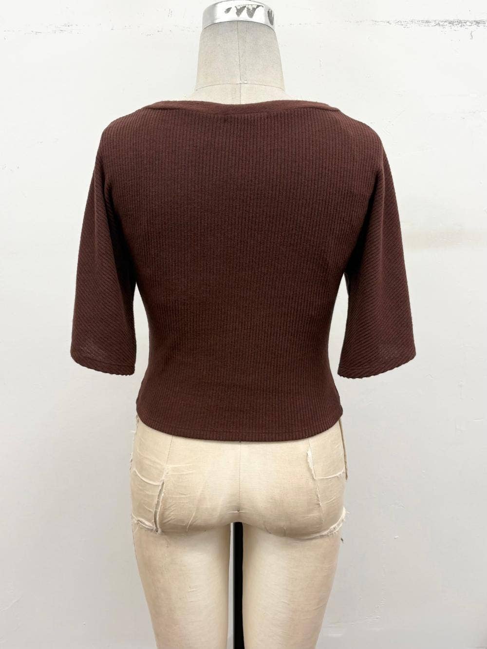 Hacci Rib Matching Pant Set
