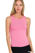 Premium Rayon Double Layered Round Neck Tank Top