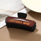LARGE FOOTBALL MOM HAIR CLAW CLIPS | 40H1136