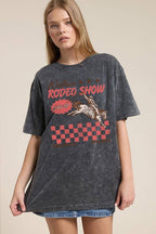 Western Rodeo Show Graphic Boyfriend Tee