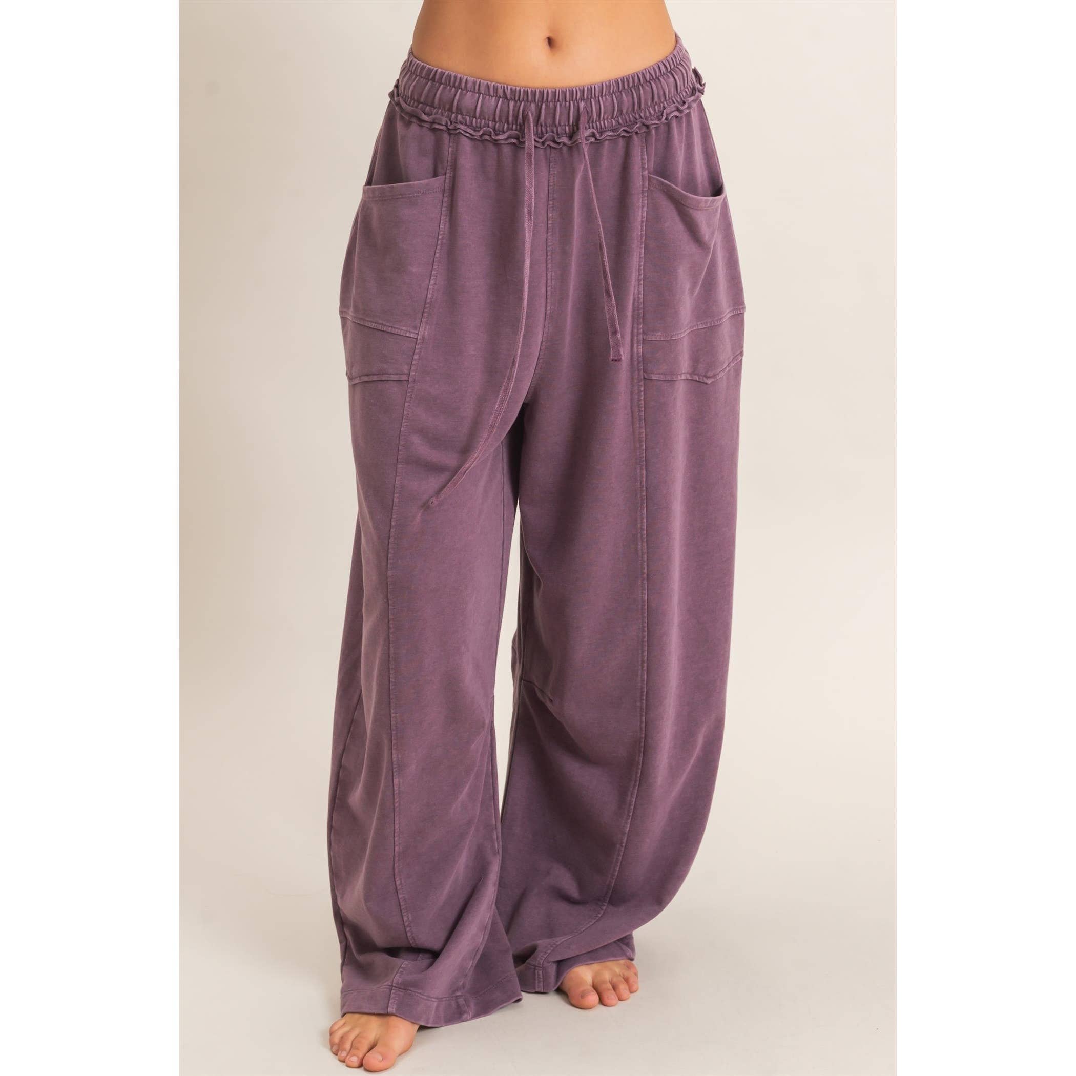 Mineral Washed Barrel Sweatpants