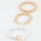Multi Polished Toggle Beaded Bracelet