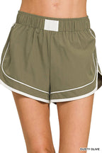 0424 Soft Woven Lined Dolphin Shorts SI-29771
