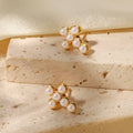 18K STAINLESS STEEL TARNISH FREE STUD EARRINGS | 40E470
