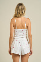 7494SET Strawberry Cami & Shorts Pajama Set