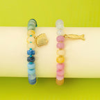 Nautical Multi-Color Beaded Bracelet Set | 80B1703