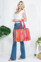 Tiger Handmade Reversible Tote Bag
