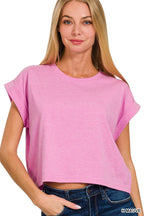 Cotton Short Sleeve Tee - Zenana