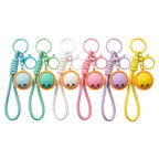 12PCS - Cute Bao Bun Dumpling Stress Relief Fidget Clicker Bag Charm Keychains