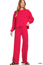 French Rib Pullover & Pants 2PC Set