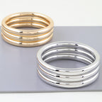 Multi Polished Bangle Bracelet
