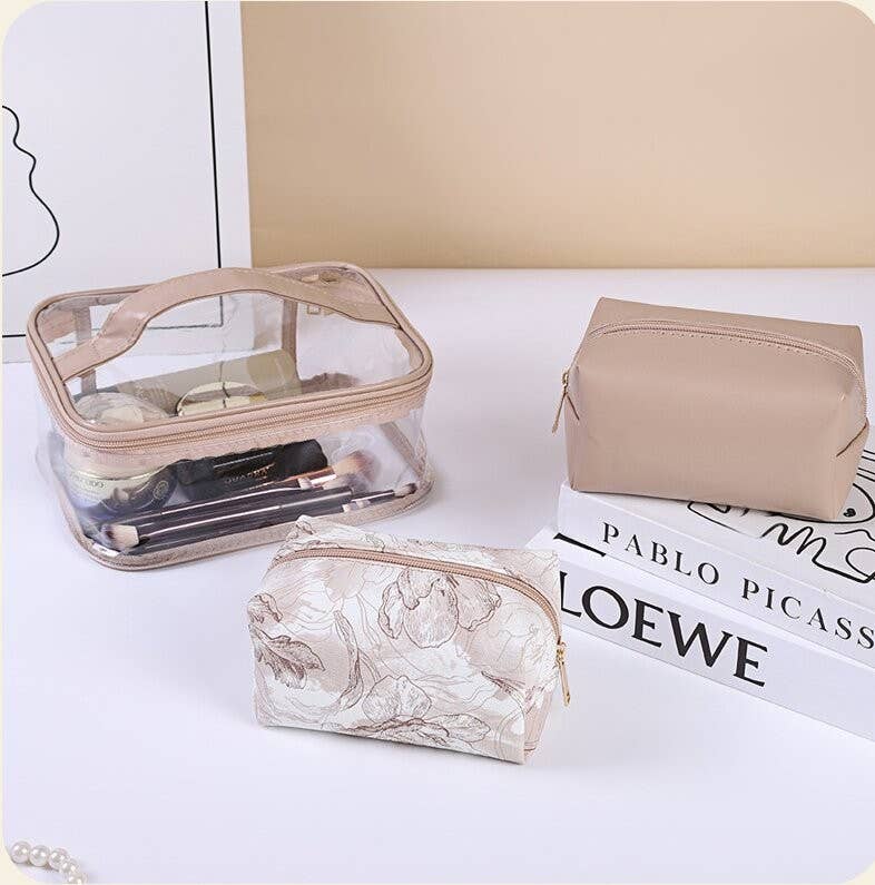 Clear Travel Cosmetic Organizer Travel Bag Pouch | 40P631