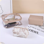 Clear Travel Cosmetic Organizer Travel Bag Pouch | 40P631