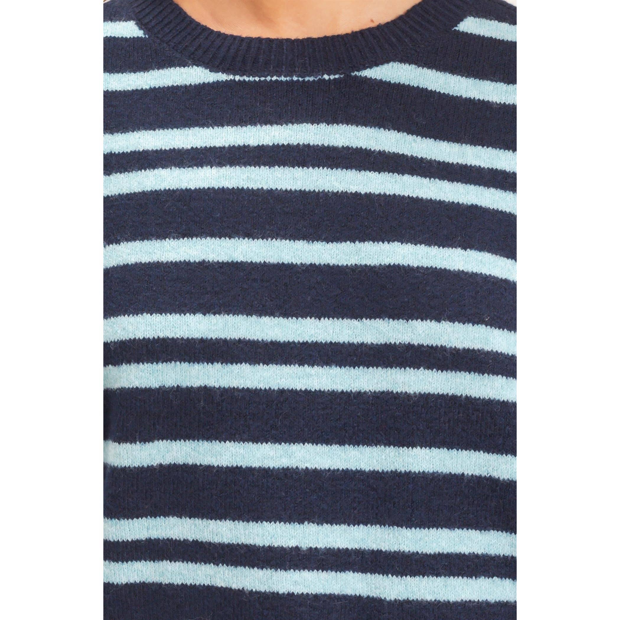 Striped Crew Neck Sweater