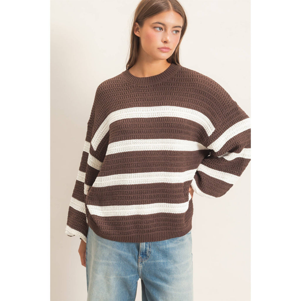 Striped Oversized Sweater