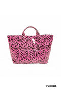 Leopard Print Pvc The Tote Bag