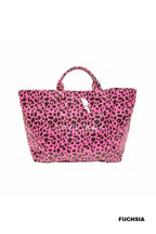 Leopard Print Pvc The Tote Bag