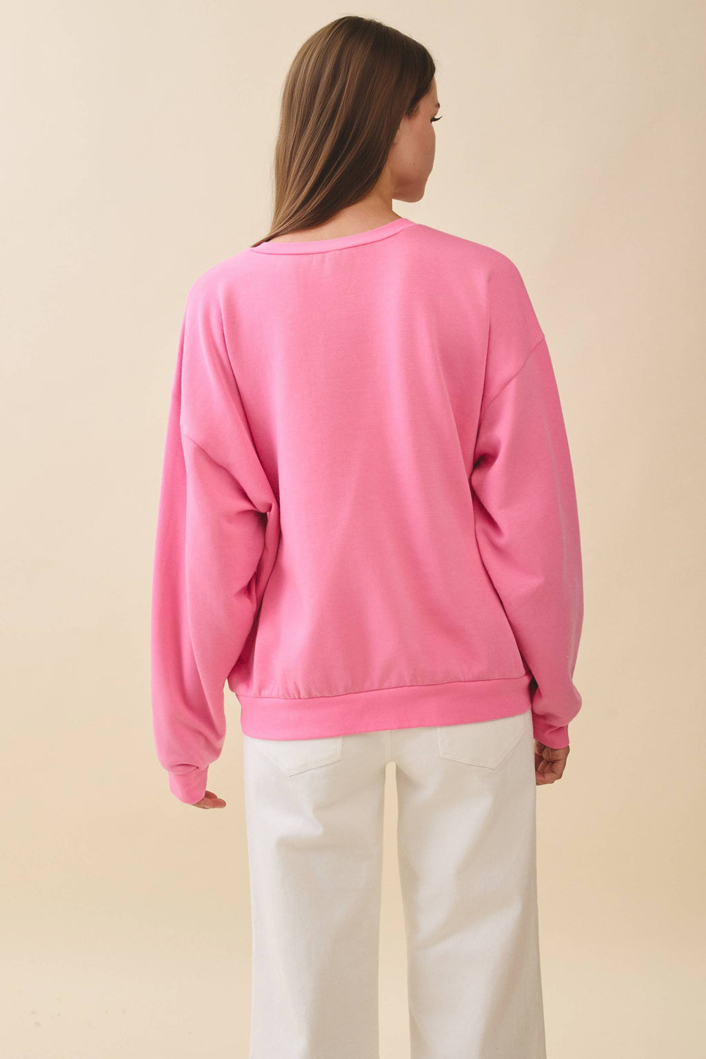 9150GK Retro Ombre Stripe Graphic Sweatshirt
