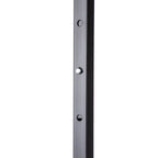 4-Way Black Clothing Rack With Slant Arms