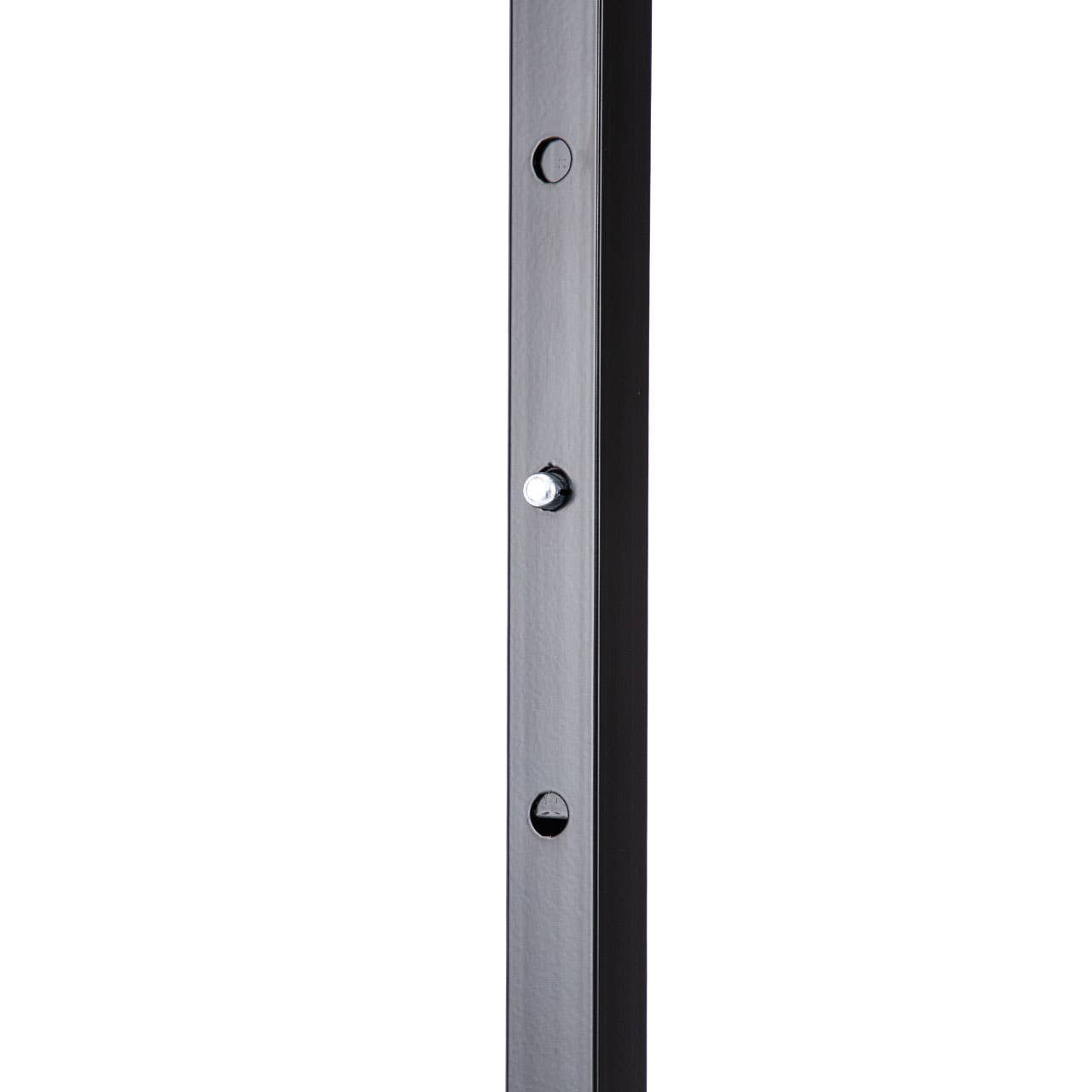 4-Way Black Clothing Rack With Slant Arms
