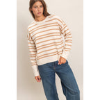 Striped Crew Neck Sweater