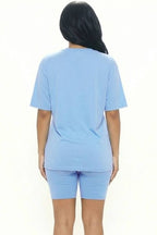 Loose Fit Top & Bike Shorts Set