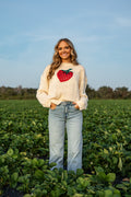 Plant City Strawberry Sweater