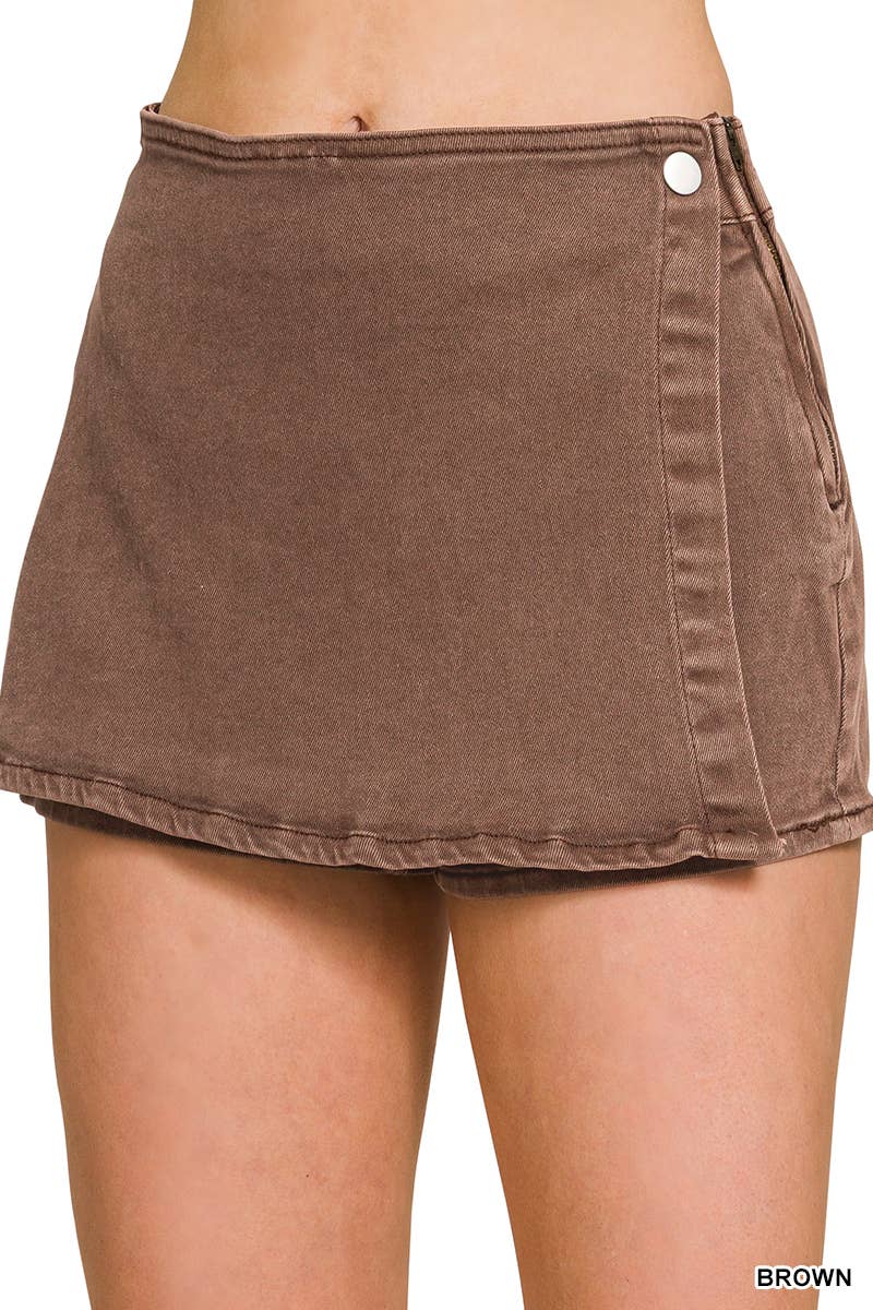 Olivia Washed Skort