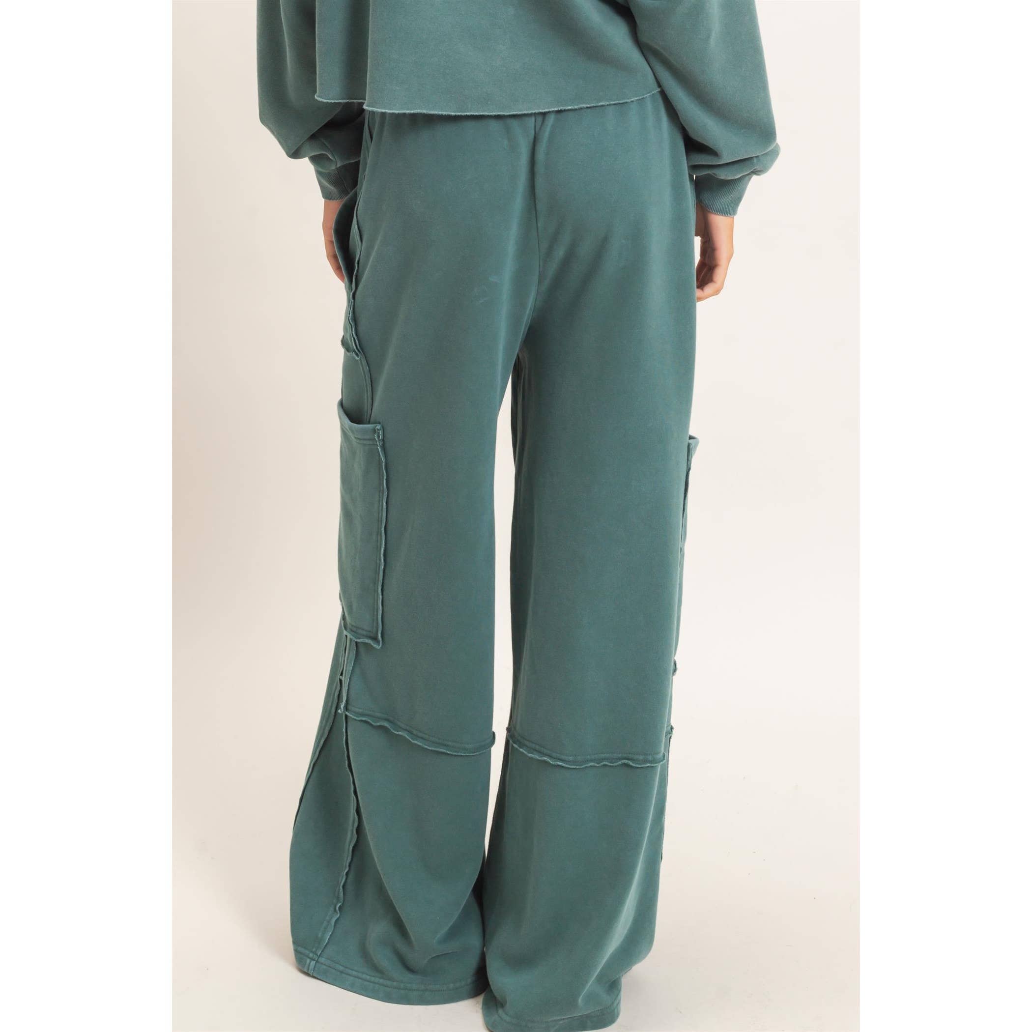 Mineral Wash Cargo Pocket Pants