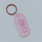 Acrylic Keychain, Pink Diet Coke