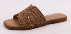 Braided Band Flat Sandals