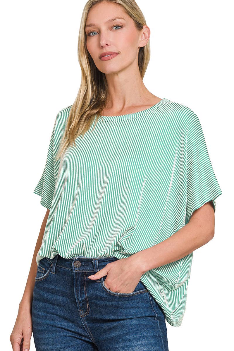 Corded Oversized Top