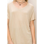 Oversized V-Neck Tee
