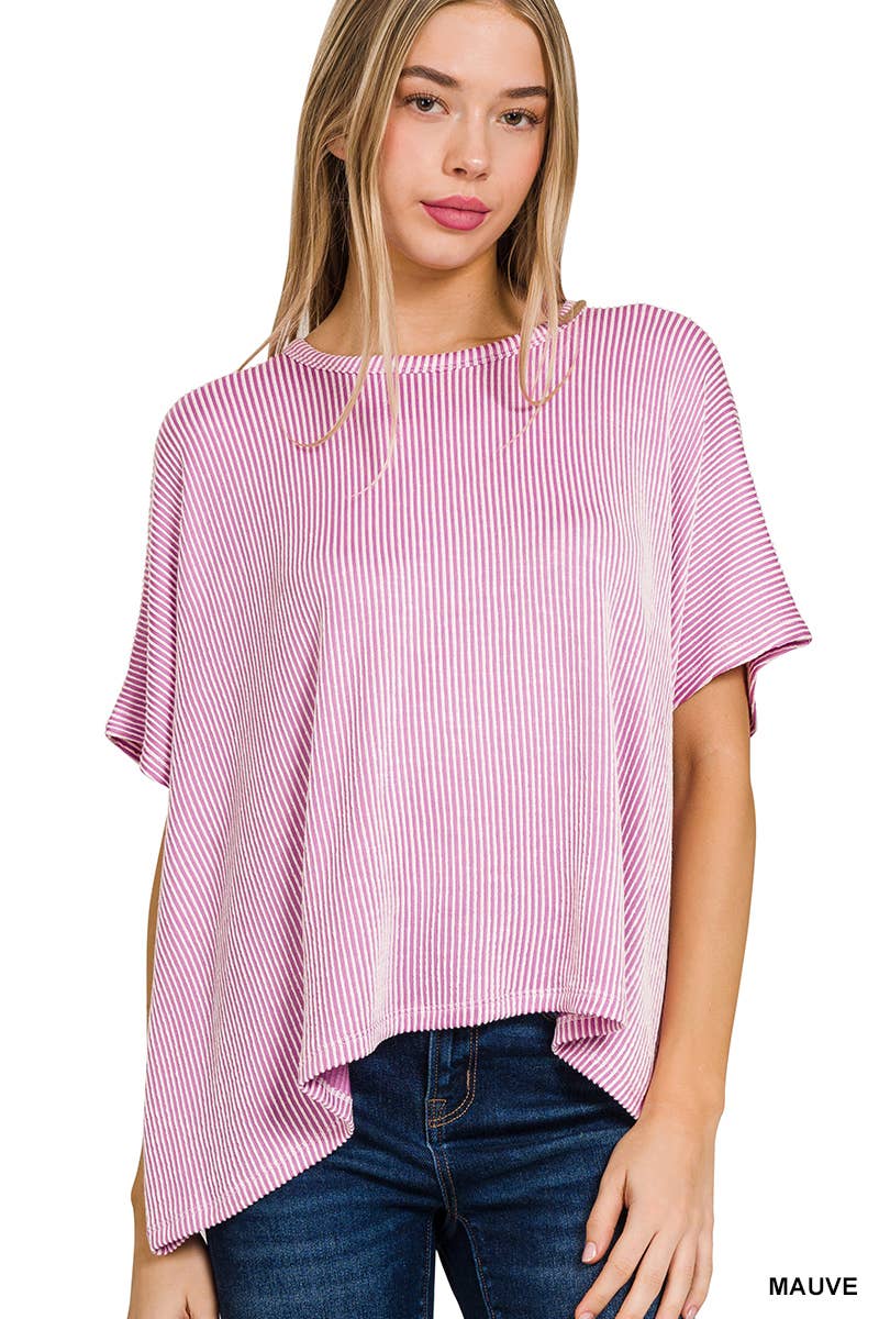 Corded Oversized Top