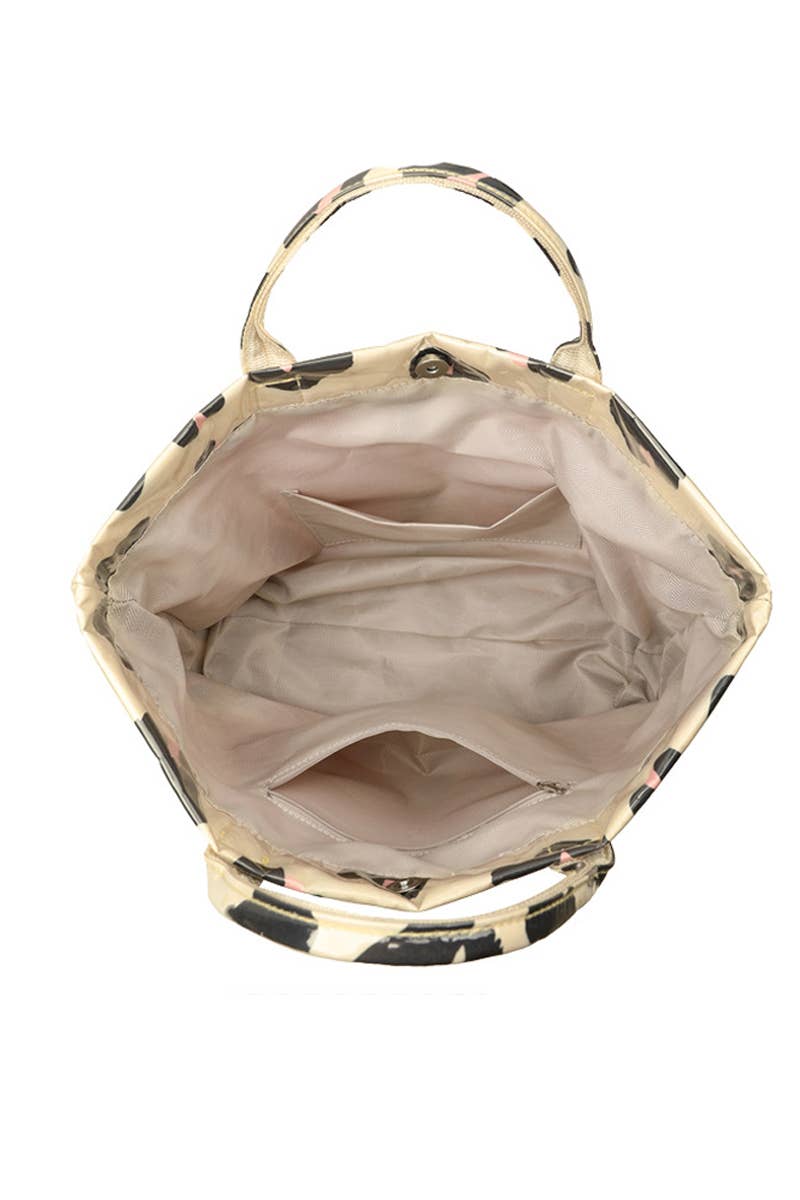 Leopard Bow Pvc The Tote Bag