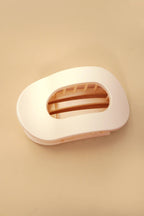 Jumbo Lay Flat Oval Hair Claw Clips