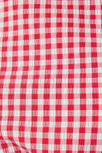 Strawberry Girl Gingham Top