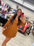 Chestnut Lace Dress