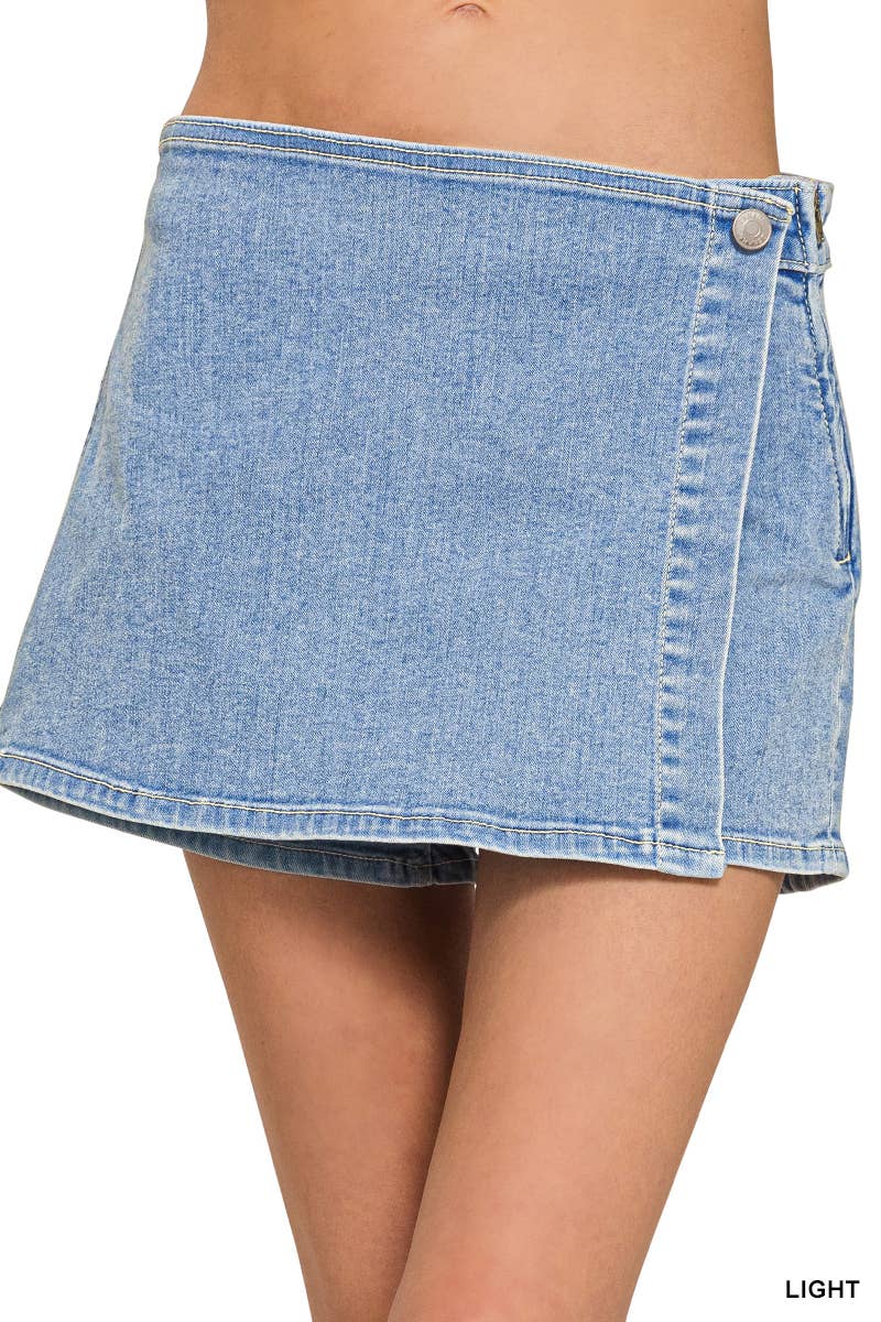Olivia Washed Skort