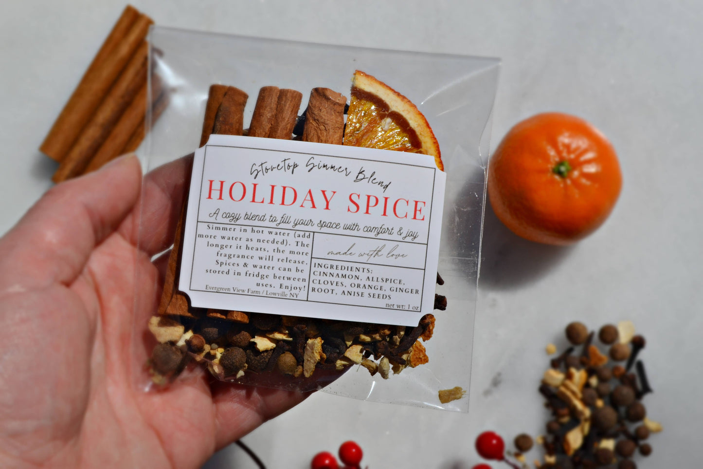 Simmer Stovetop Holiday Spice Christmas Blend