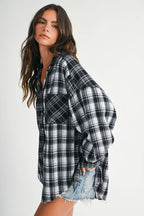 8376EN Kambrie Plaid Flannel Shirt