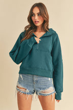 946CK Drea Half-Zip Hoodie