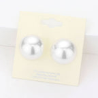 20mm Pearl stud earrings