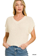 Textured Sweater Vest