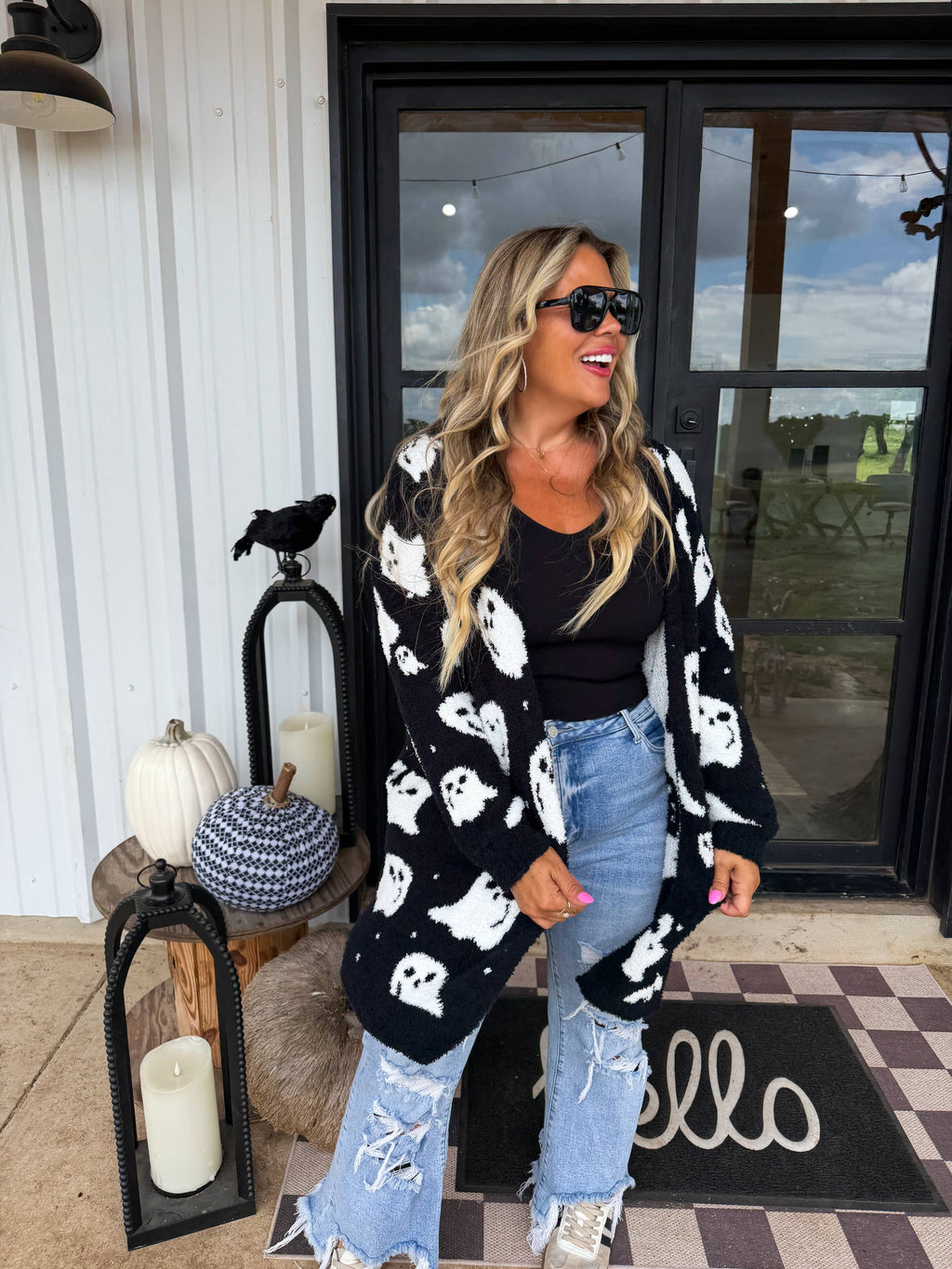 PREORDER- BOO CREW REVERSIBLE CLOUD CARDIGAN