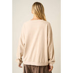JESUS SAVES PATCHWORK CREW NECK SWEATSHIRT