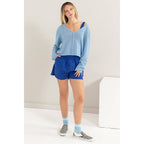 Poplin High Waist Shorts