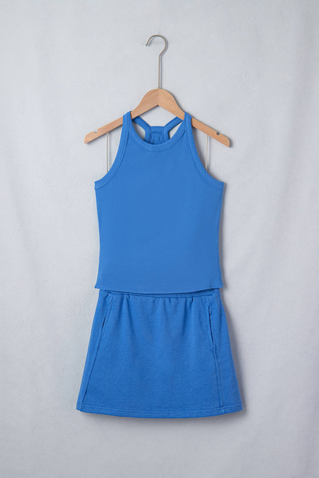 LAS Slim Tank Top Mini Skort 2pcs Outfit (S-XL)