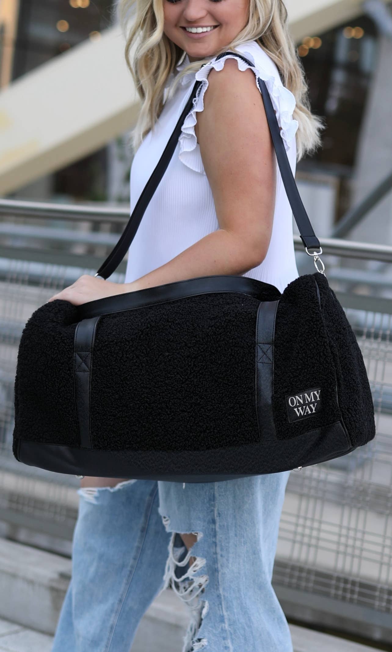 Duffle Bag – Teddy Sherpa Duffle - Midnight