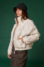 PJ16891-3 - CAMO QUILTED PUFFER JACKET